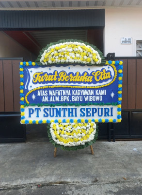 Papan Bunga Duka di Bathin Iii Ulu
